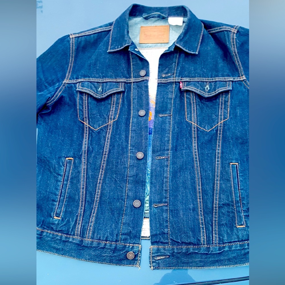 Levi’s x Ft. Lonesome 1 of a kind custom embroidered denim jacket. Gorgeous!